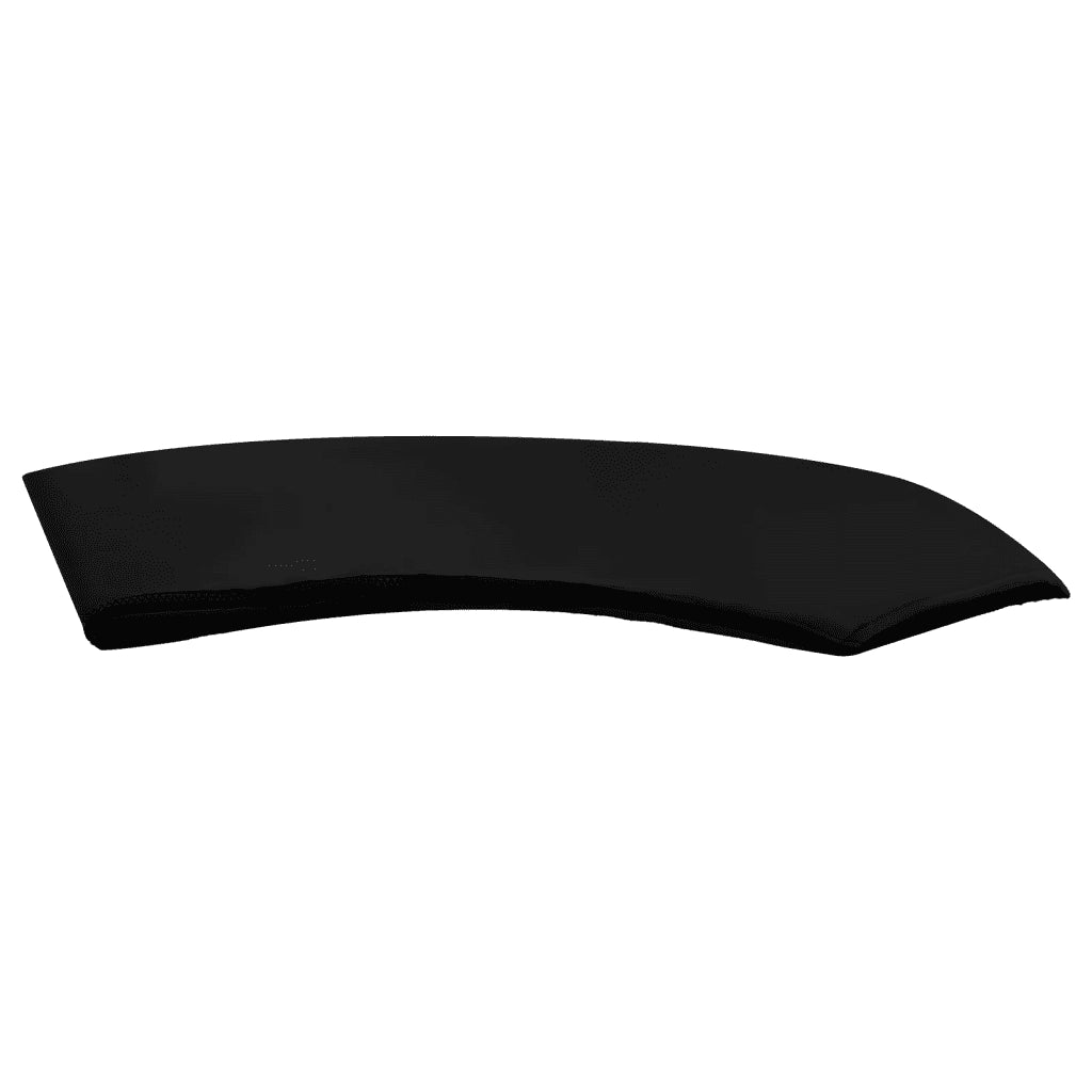 Bimini di Prua con Tendalino 2 Archi Nero 180x150x110 cm CFW1261105