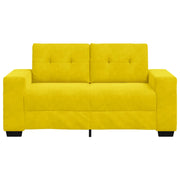 Divano | Divano da soggiorno | Sofa a due posti con cuscino Giallo Velluto