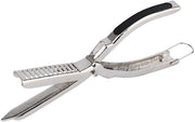 Strumento per eliminare le griglia del barbecue - Progettato ergonomicamente - 17,7 cm di lunghezza - Materiale in acciaio inossidabile - Lavabile - Utensile per barbecue