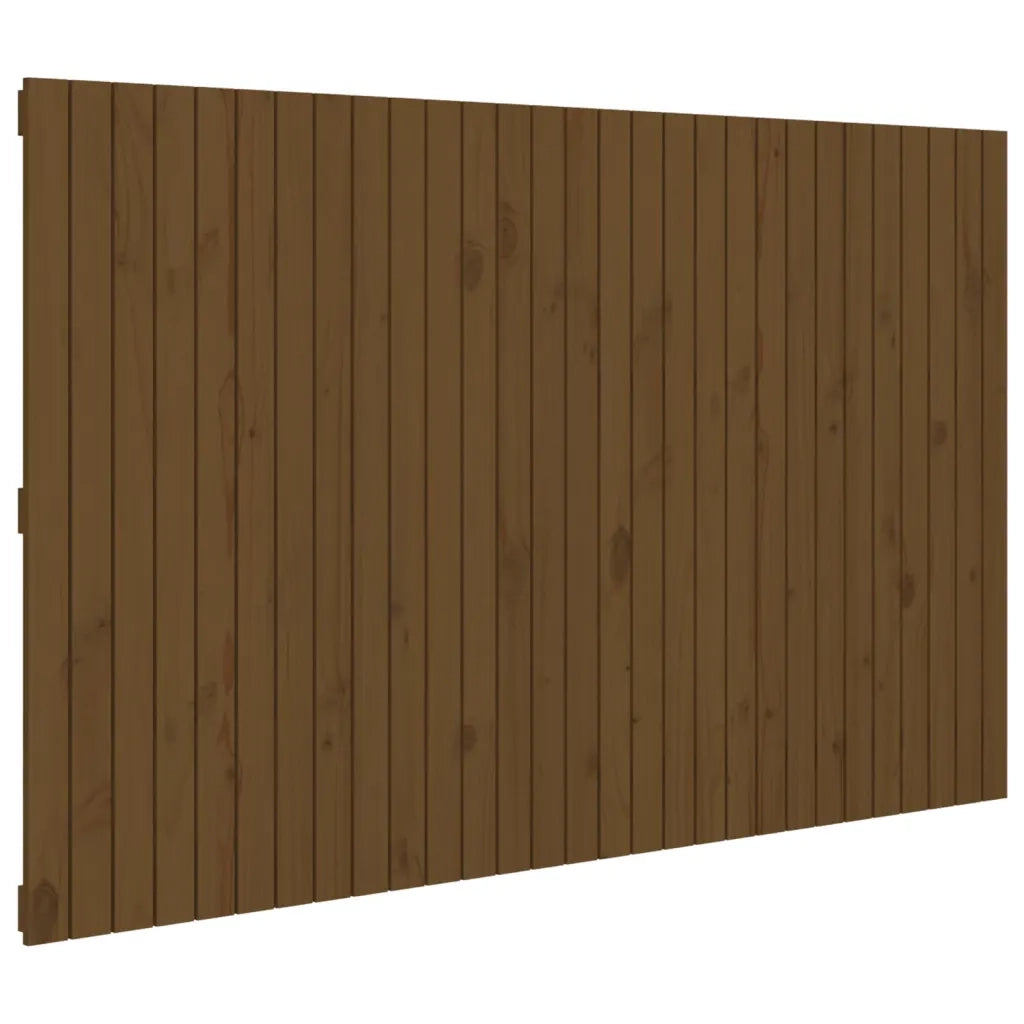 Testiera da Parete Ambra 185x3x110 cm in Legno Massello di Pino