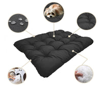 AIO FACTORY 100x70 cm PRESTIGE Cuccia per cani impermeabile personalizzabile nera