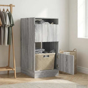 Mobile da lavanderia con porta Grigio Sonoma Legno multistrato