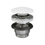 PILETTA LAVABO CLICK CLACK FEELING SENZA TROPPO PIENO- Tappo Bianco Opaco- RAK- pezzi 1