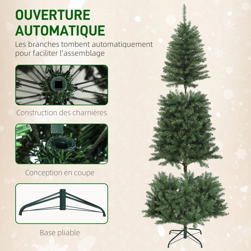 Albero di Natale Artificiale 180 cm ¨C Xylo ¨C 250 Luci LED, 899 Rami, Base Pieghevole, Verde