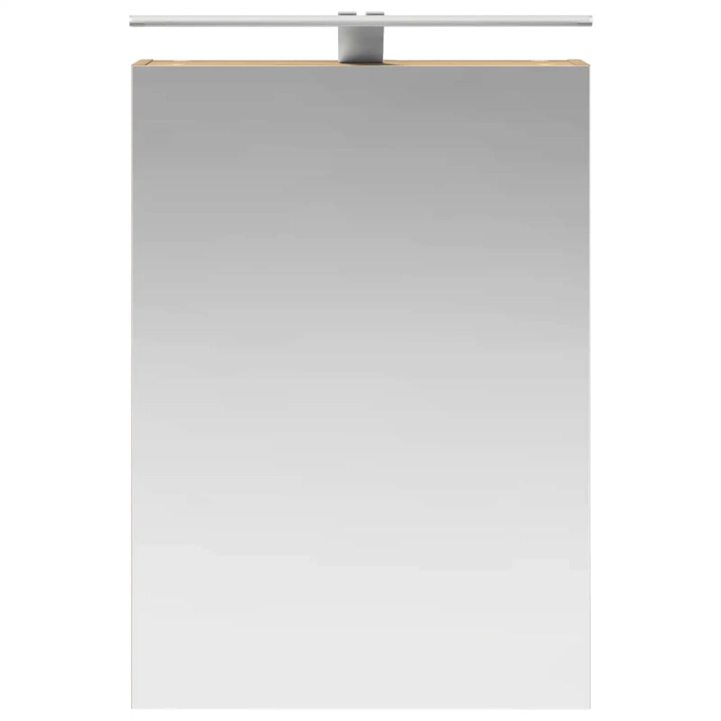 Mobiletto per specchio da bagno con porta Rovere Artigianale