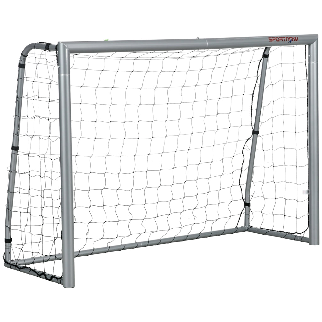 Porta da calcio ¨C Minimal ¨C Grigio, metallo, 160x240x85 cm