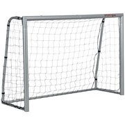 Porta da calcio ¨C Minimal ¨C Grigio, metallo, 160x240x85 cm
