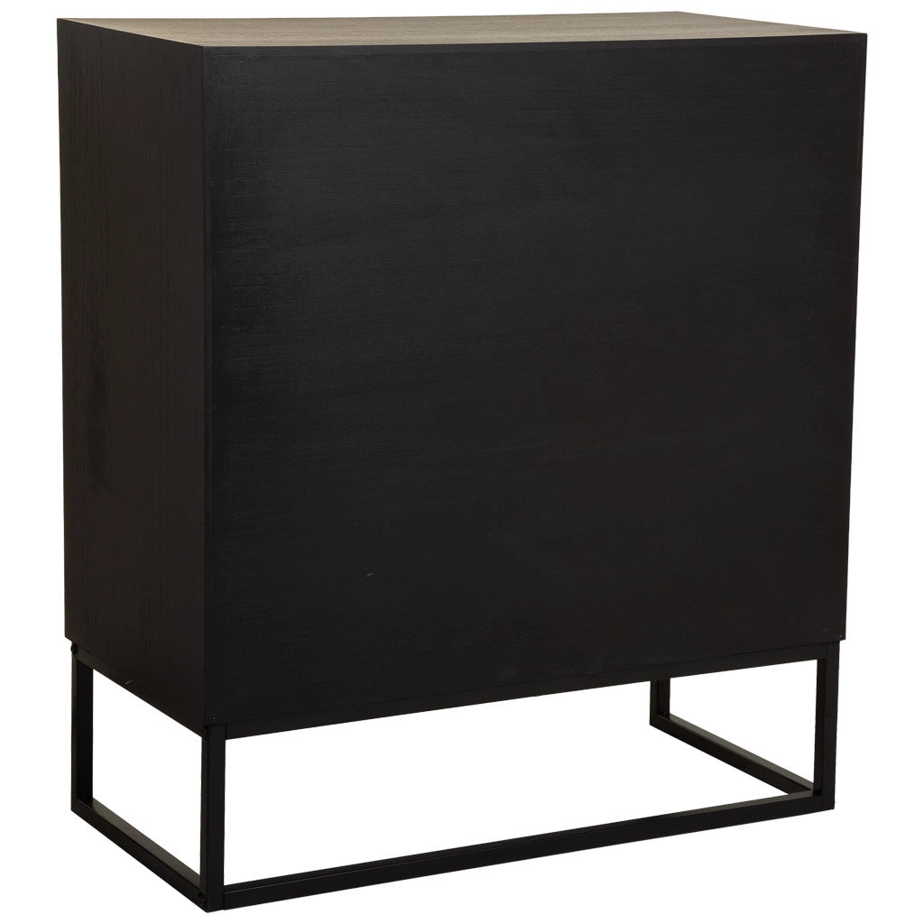 Credenza in legno di recupero marrone 80x39,5x89h cm
