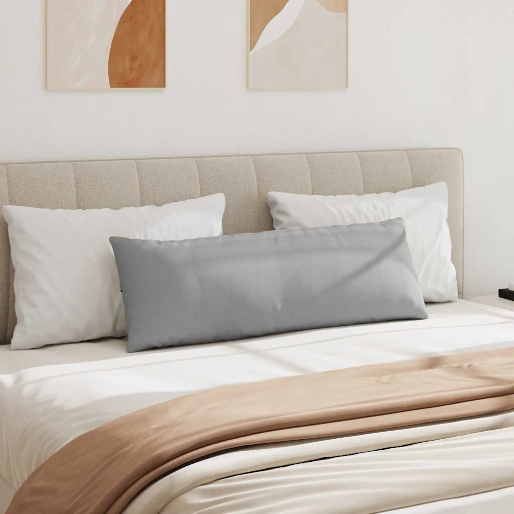 Cuscini da Divano 2 pz | Cuscini per sedie Grigio Nuvola 120 x 40 cm Tessuto