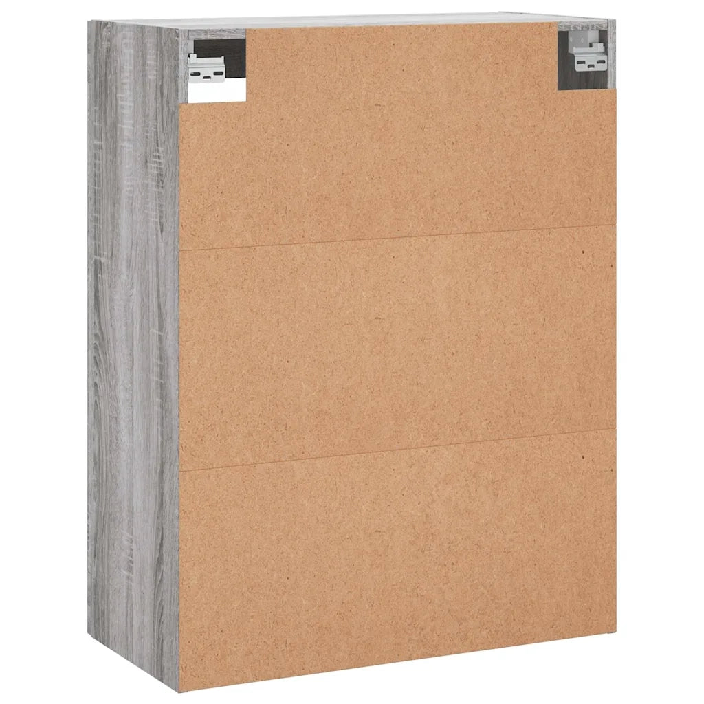 vidaXL Mobile a Parete Grigio Sonoma 69,5x34x90 cm Legno Multistrato