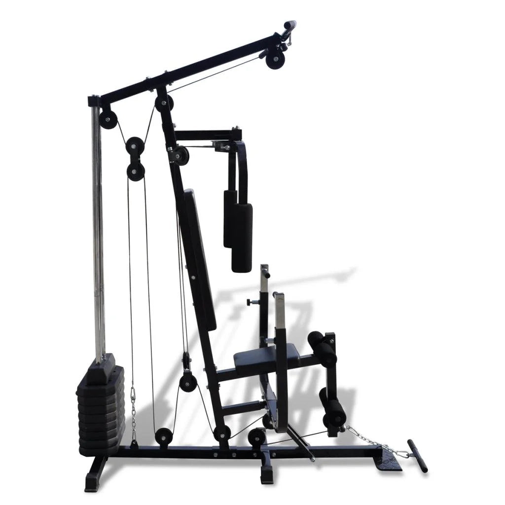 Panca pesi stazione per allenamento con i pesi fitness sportivo bodybuilding 0702063