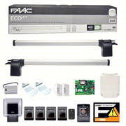 FAAC ECO KIT 105632445 230V + COPPIA DI FOTOCELLULE 785103 CANCELLO BATTENTE