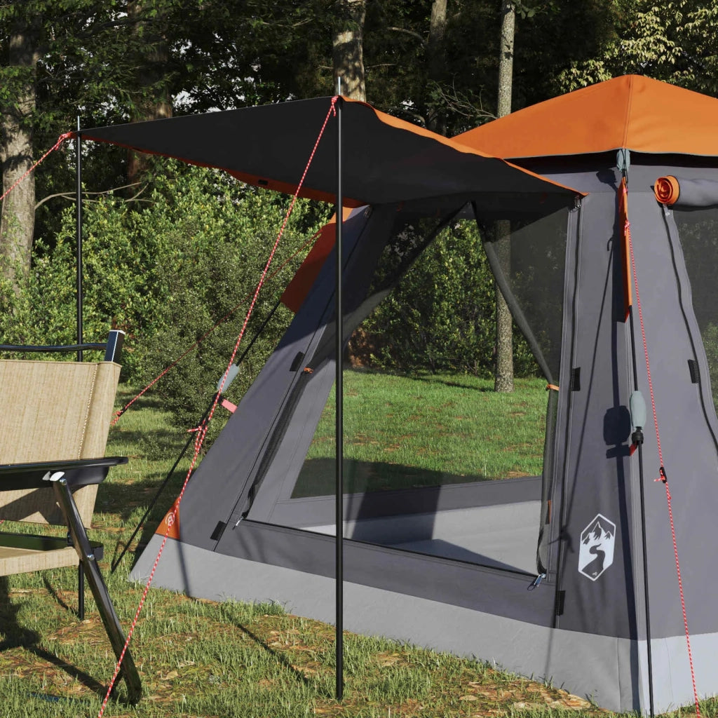 Tenda Istantanea con Catena per la Pioggia per 3 Persone con Rilascio Veloce