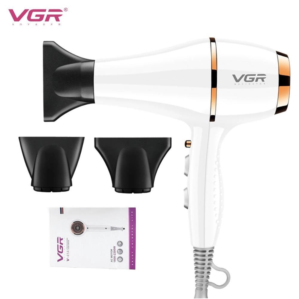 Trade Shop - Asciugacapelli Phon Professionale Ionico 2200 W Parrucchiere Barbiere Vgr V-414 -