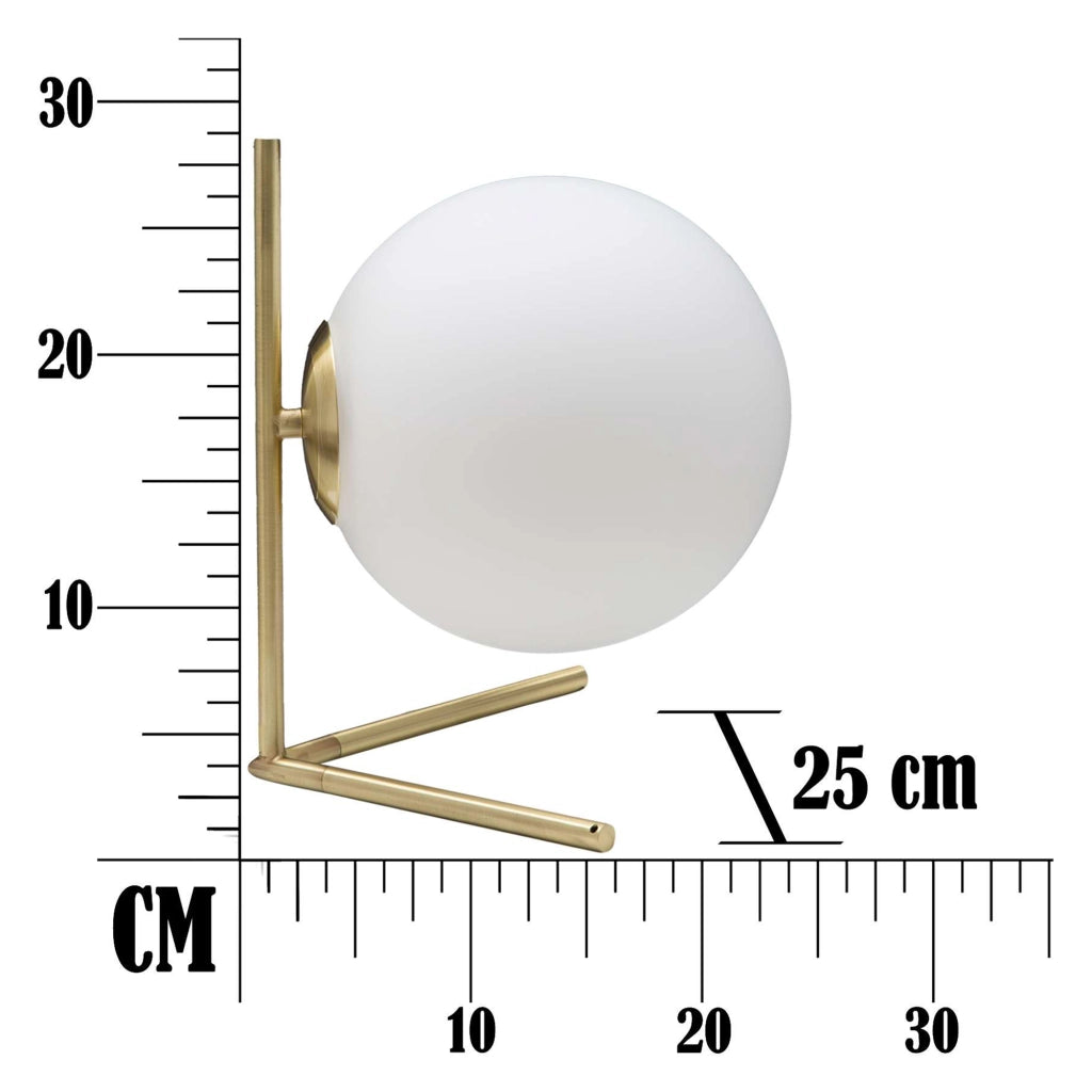 Paraty, Lampada da Tavolo Necessaria 1 Lampadina, Bianco Opaco