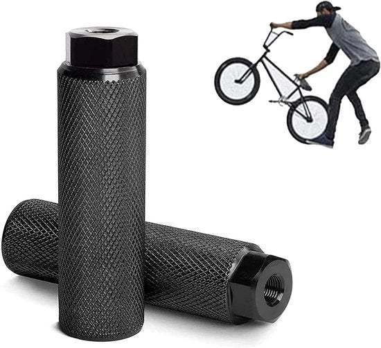 Sostegno pedali bicicletta pieghevole - Sostegno pedali bicicletta - Sostegno pedali bicicletta per bambini - Sostegno passeggero - Universale - Sostegno posteriore - Componenti bicicletta - Sostegno pedale pieghevole