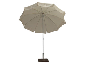 Ombrellone da Giardino Ø2,4 m Palo Ø33 mm in Acciaio Maffei Novara Ecru