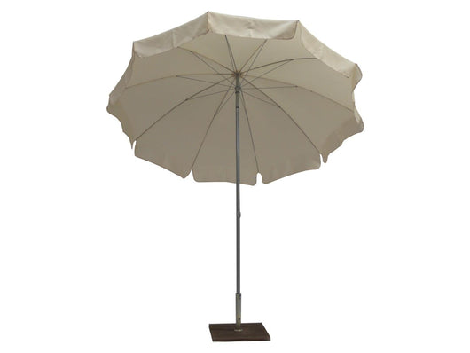 Ombrellone da Giardino Ø2,4 m Palo Ø33 mm in Acciaio Maffei Novara Ecru