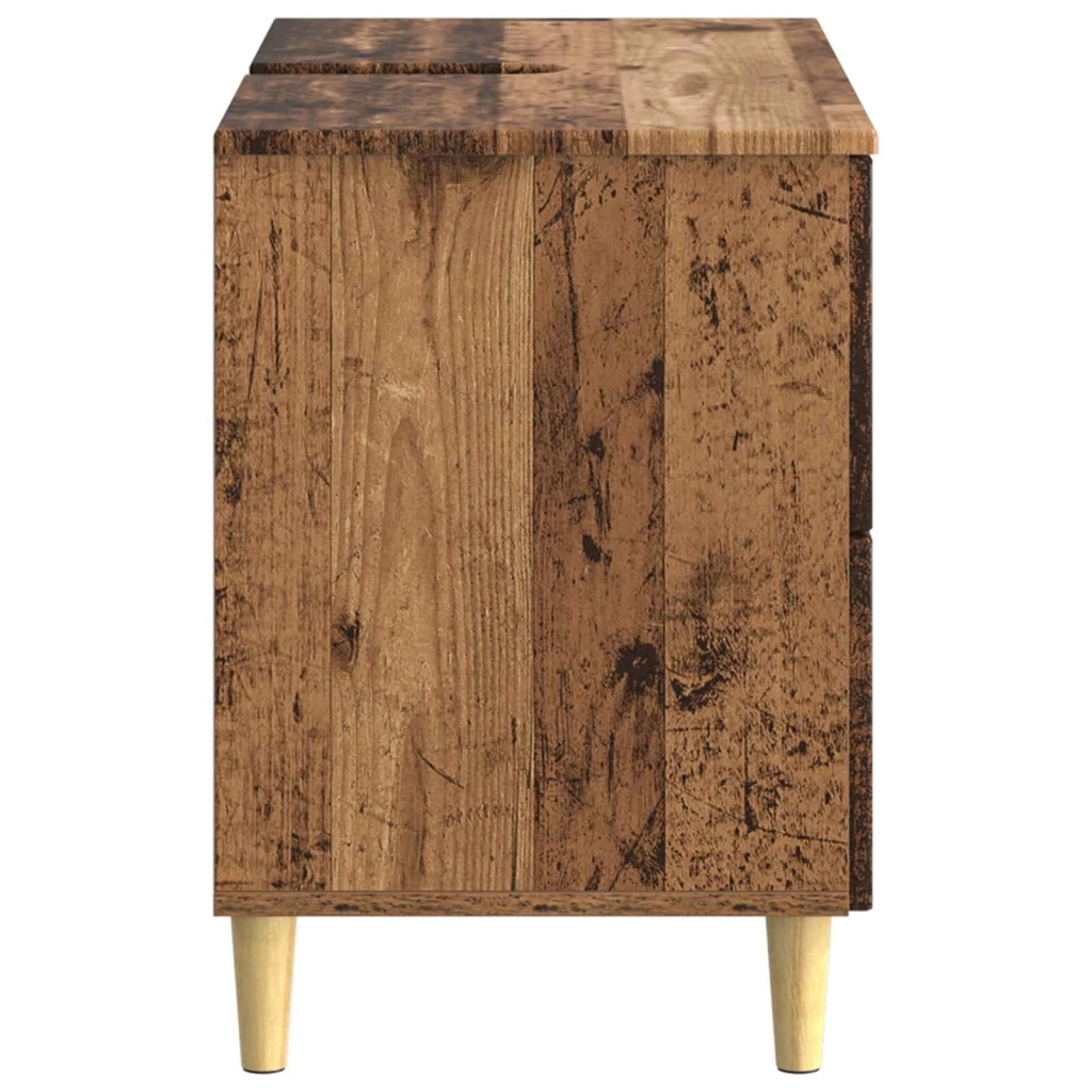 Armadio per Lavabo da Bagno DELFT Legno antico 82 x 41 x 59 cm 897023