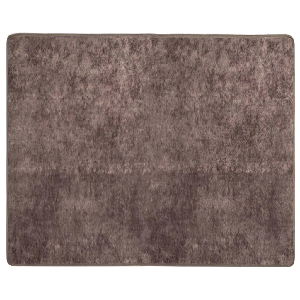 Runner Tappeto MARSA Grigio 80 x 100 cm Poliestere e PVC 42023190