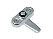 SERRATURA PER SPORTELLI CON QUADRELLO 620- - mm.47x48 - 10 pezzi COMUNELLO