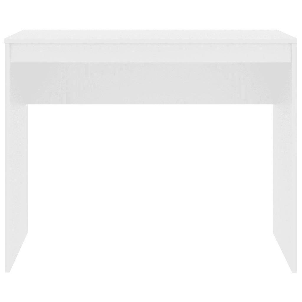 Scrivania Bianca 90x40x72 cm in Legno Multistrato