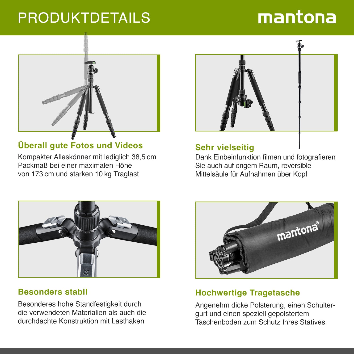 Mantona DSLM Travel Evolution Max 2552-RA