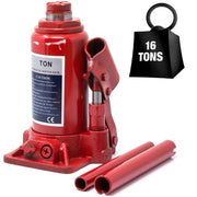 Trade Shop - Cric-sollevatore Crick Idraulico A Bottiglia 16 T Tonnellate Martinetto Manuale -
