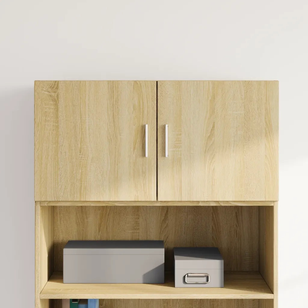 vidaXL Mobile a Parete Rovere Sonoma 80x42,5x40 cm Legno Multistrato