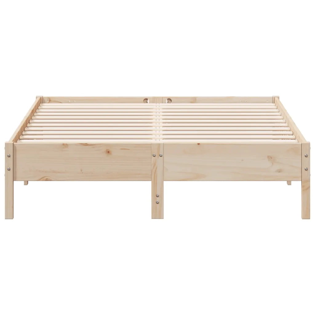 Letto senza Materasso 120x200 cm in Legno Massello di Pino
