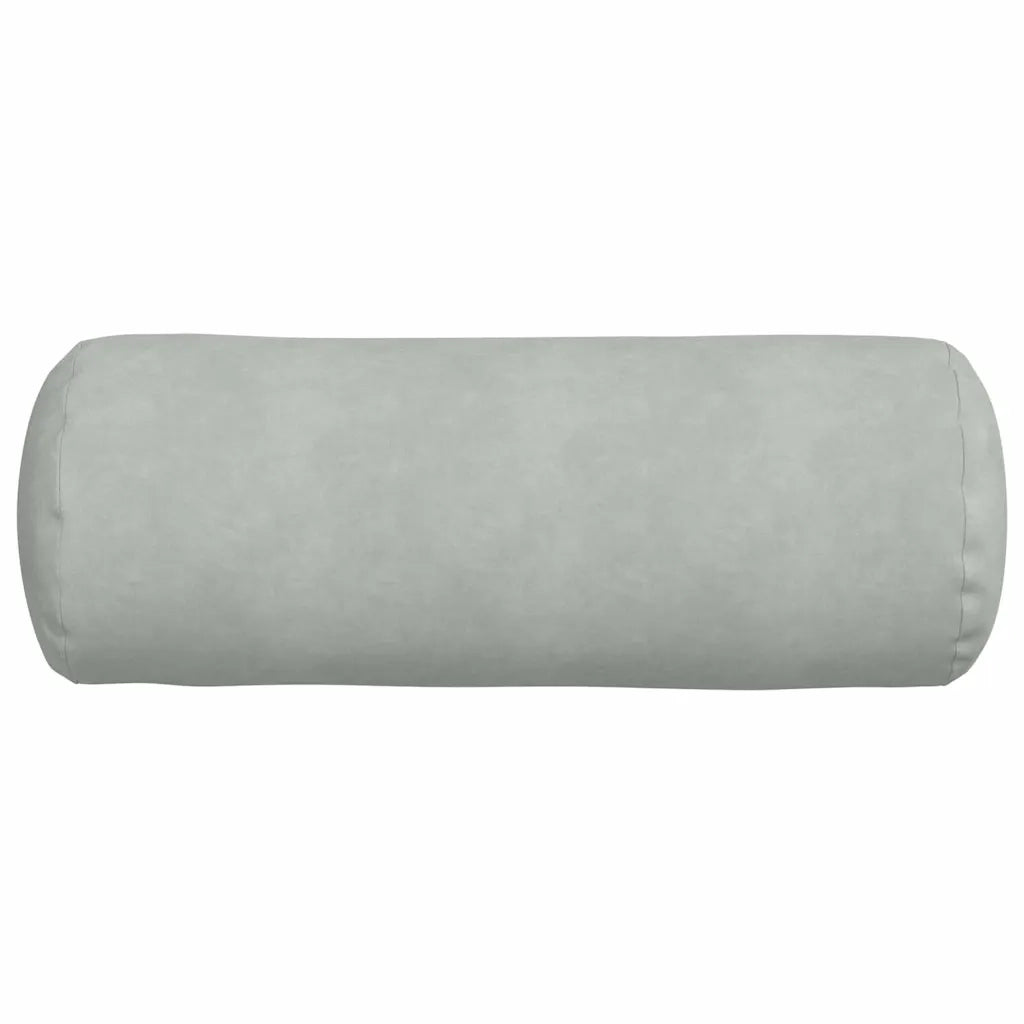 Cuscini a rullo 2 pcs Grigio chiaro Ø 25 x 70 cm