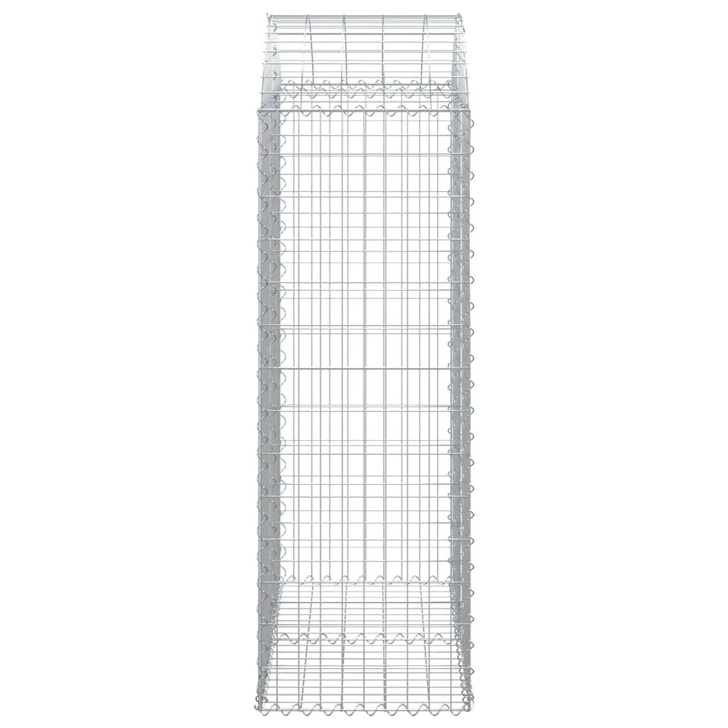 Cesto Gabbione ad Arco 100x50x140/160 cm Ferro Zincato 153437