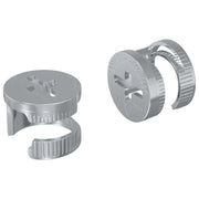 Dadi con bloccaggio a cam 2 pz Argento 12 x 10 mm Metallo CFW4286331