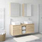 Set di mobili per il bagno 5 pcs Rovere Sonoma 3406753
