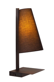 Lampada da tavolo GREGORY nera paralume conico 1xE27 Lucide