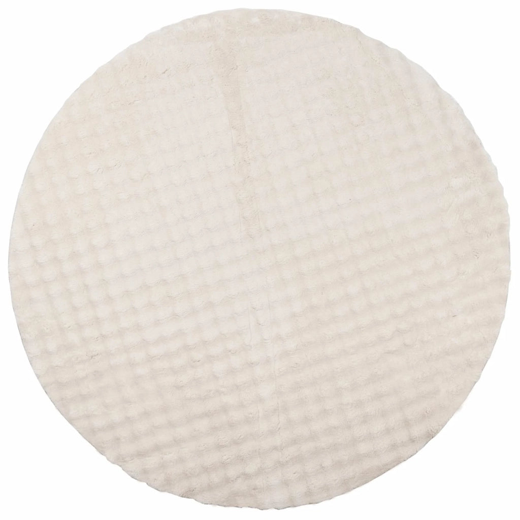 Tappeti per area Rotondo SIROLO Beige Ø 120 CM Poliestere
