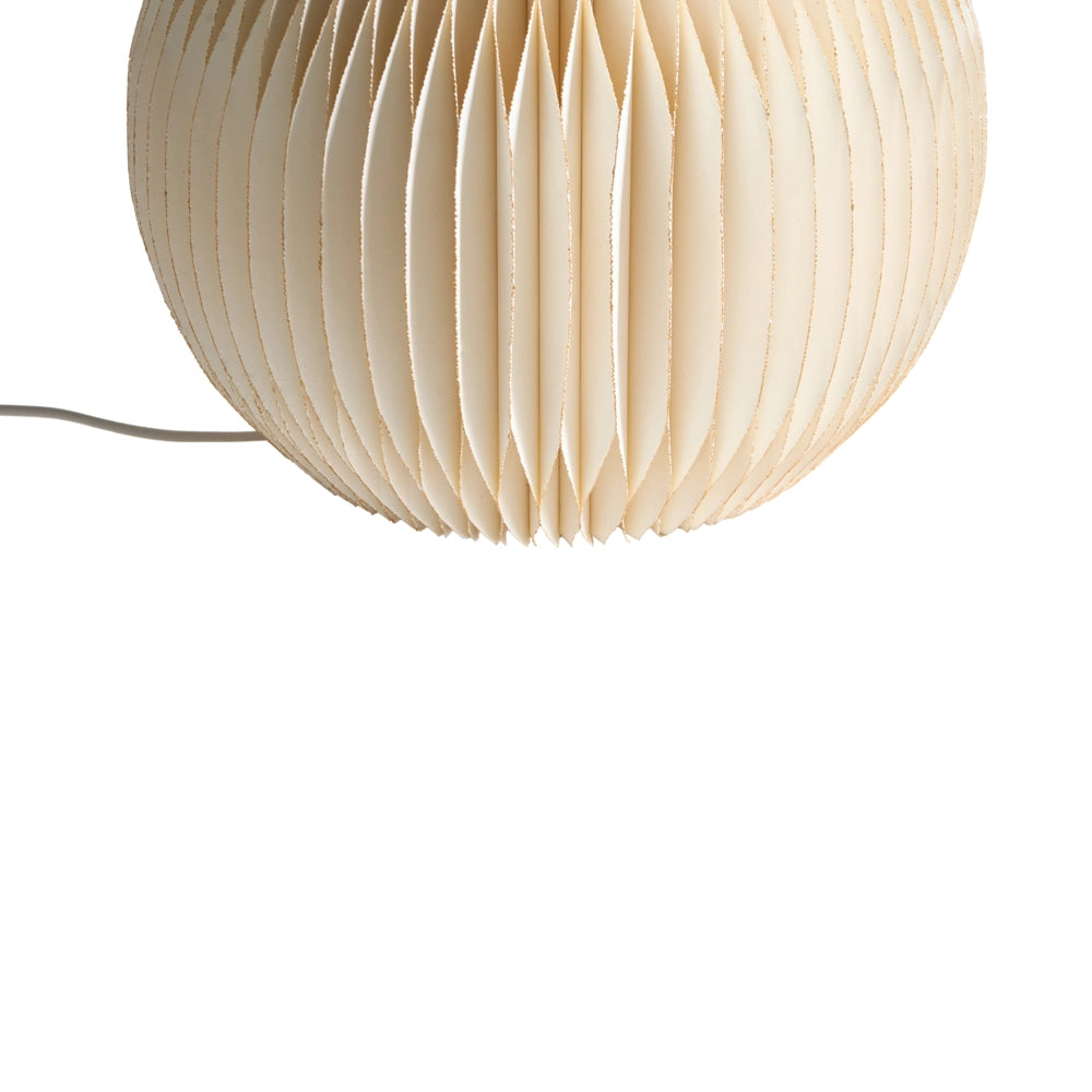 Figurina pupazzo di neve LED Beige Carta a nido d'ape Effetto 3D con luce Stile origami Motivo festivo