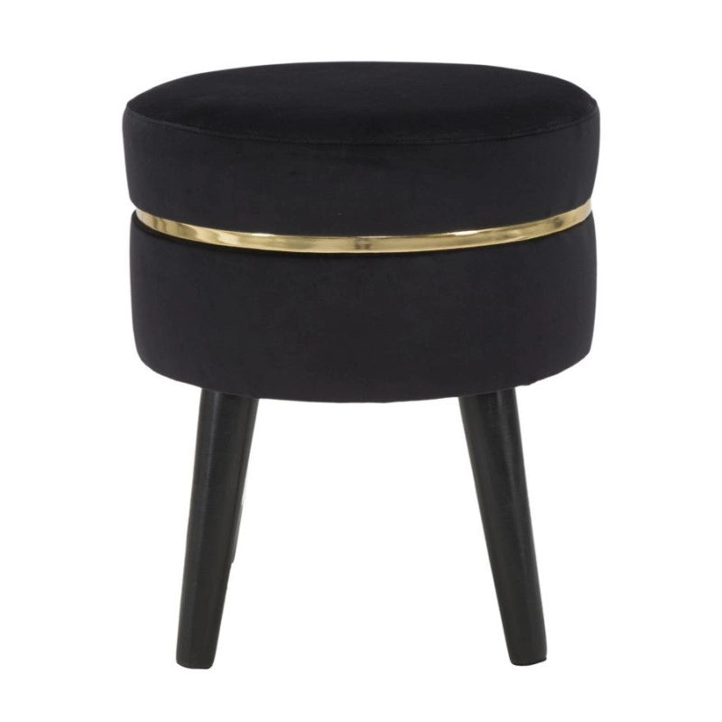 Sgabello Paris Nero cm ø 35x40,5
