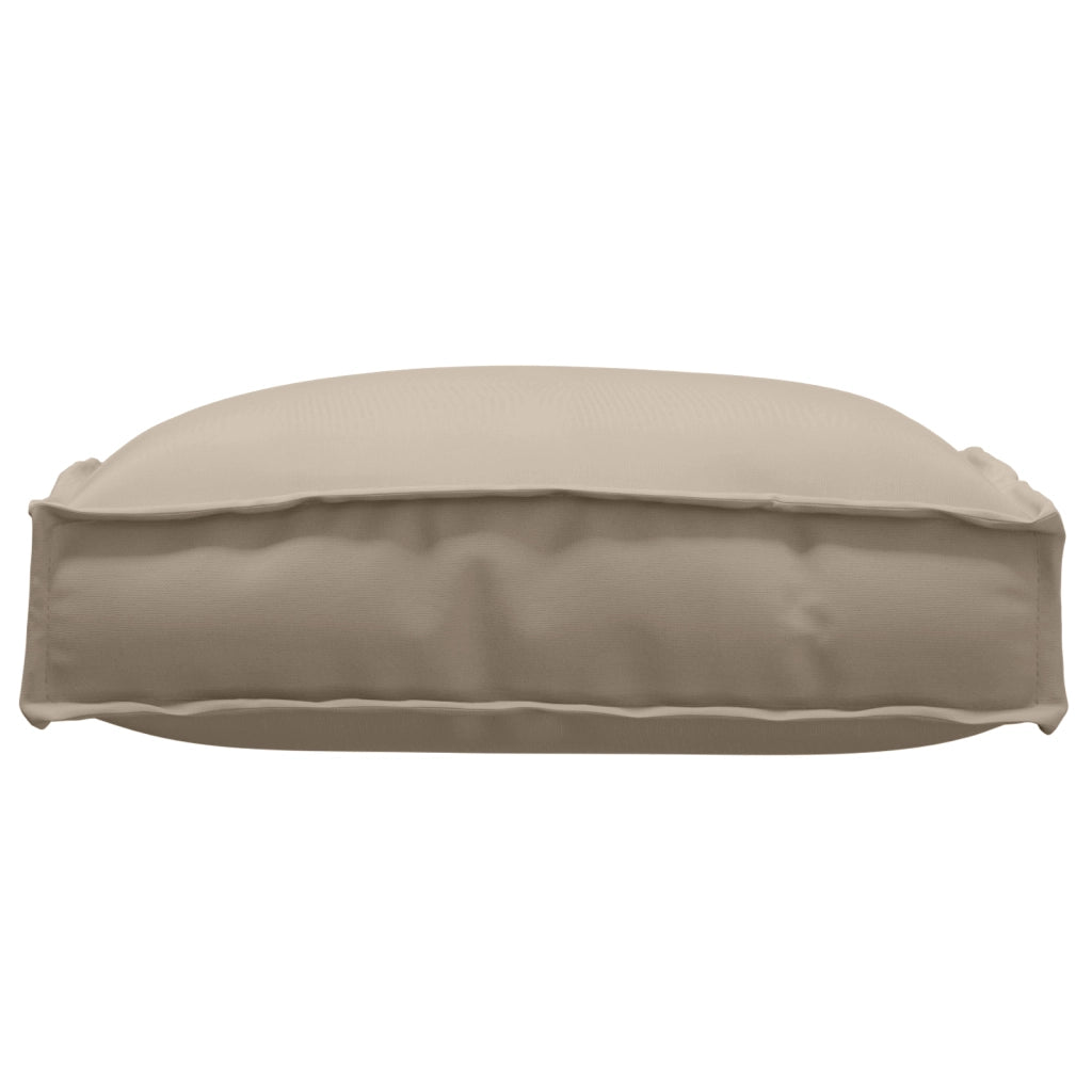 Cuscini per pallet per seduta 4 pezzi Tortora 40x40x8 cm Tessuto Oxford