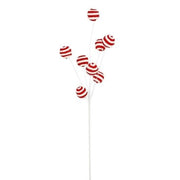 Rametto decorativo rosso  12x4x68 cm