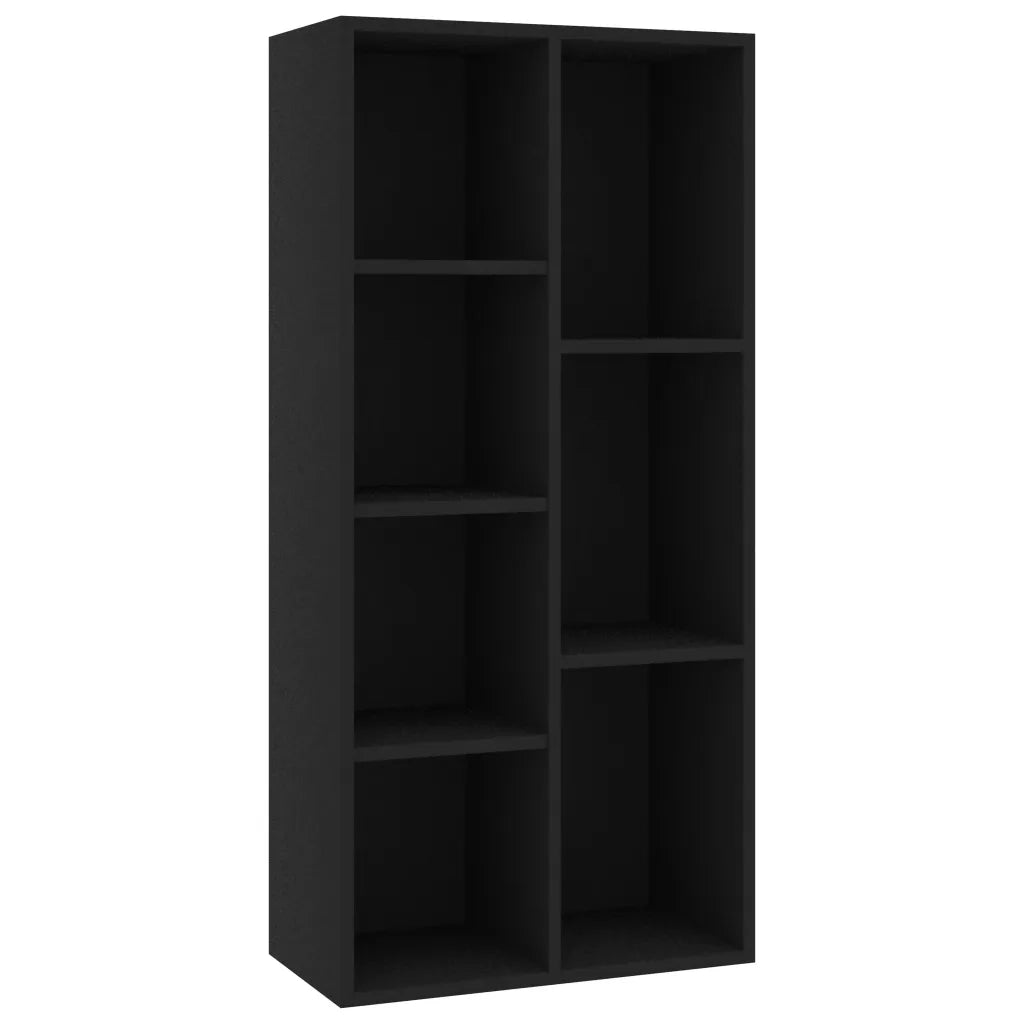Libreria Nera 50x25x106 cm in Truciolato cod mxl 19258