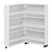 Mobile Portascarpe Porvoo, Scarpiera 6 Ripiani, 68x33x113h cm Bianco Opaco