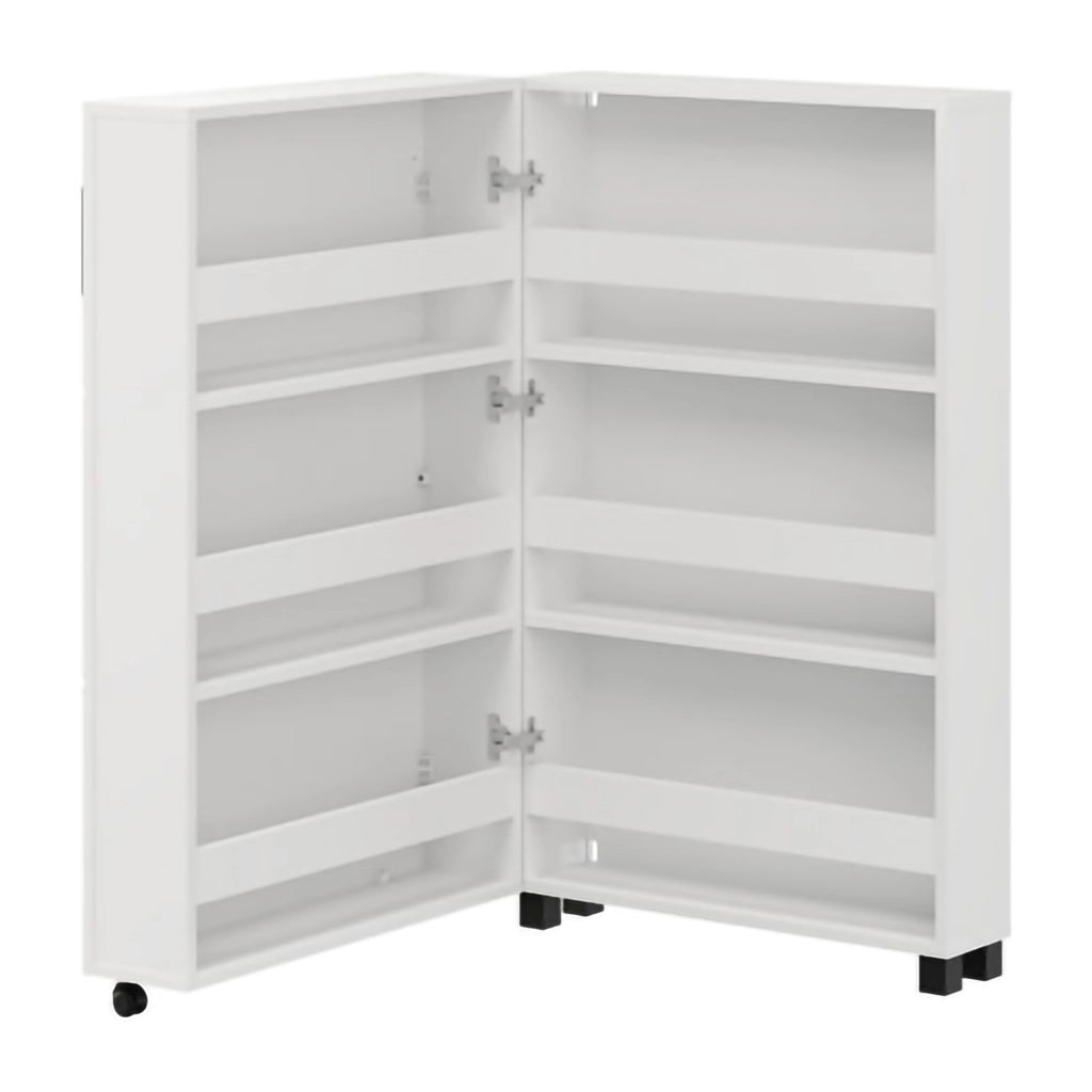 Mobile Portascarpe Porvoo, Scarpiera 6 Ripiani, 68x33x113h cm Bianco Opaco