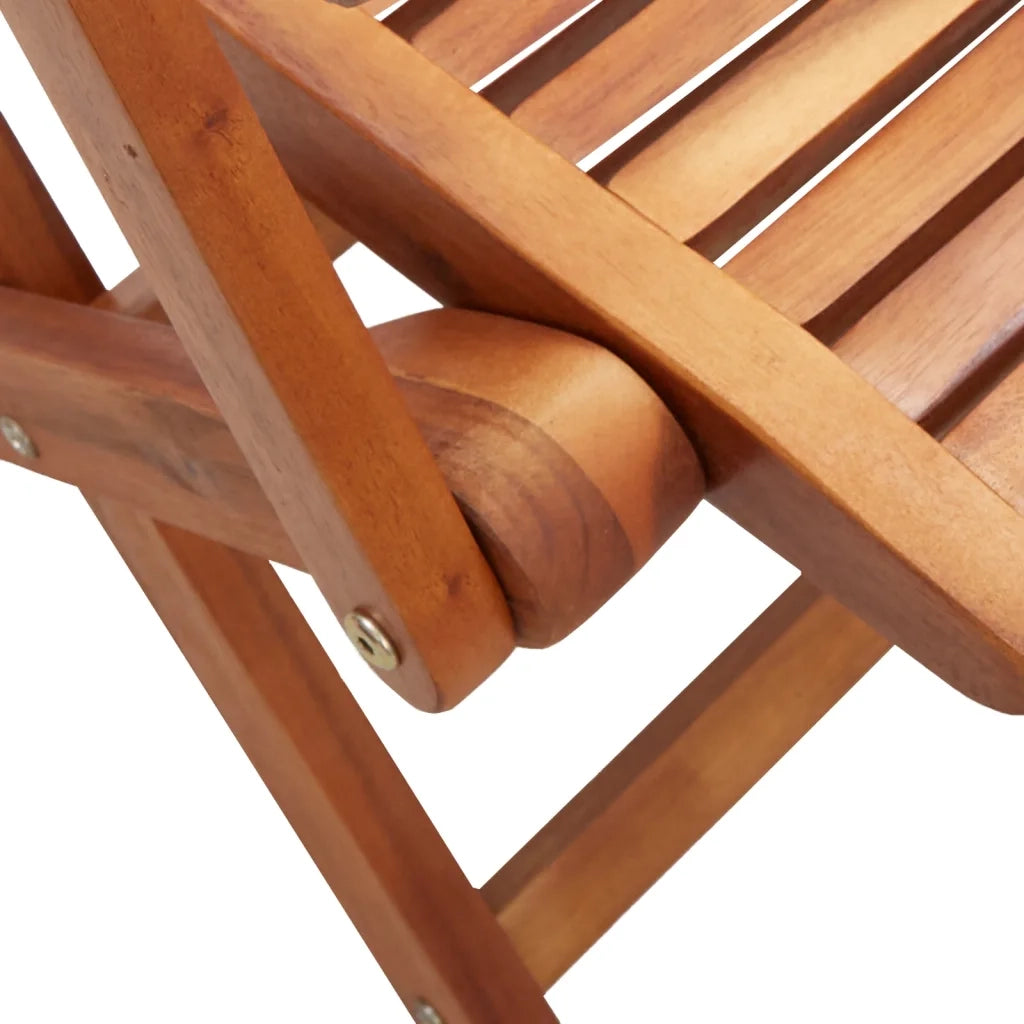 vidaXL Sedie da Giardino Pieghevoli con Braccioli 2pz Massello Acacia