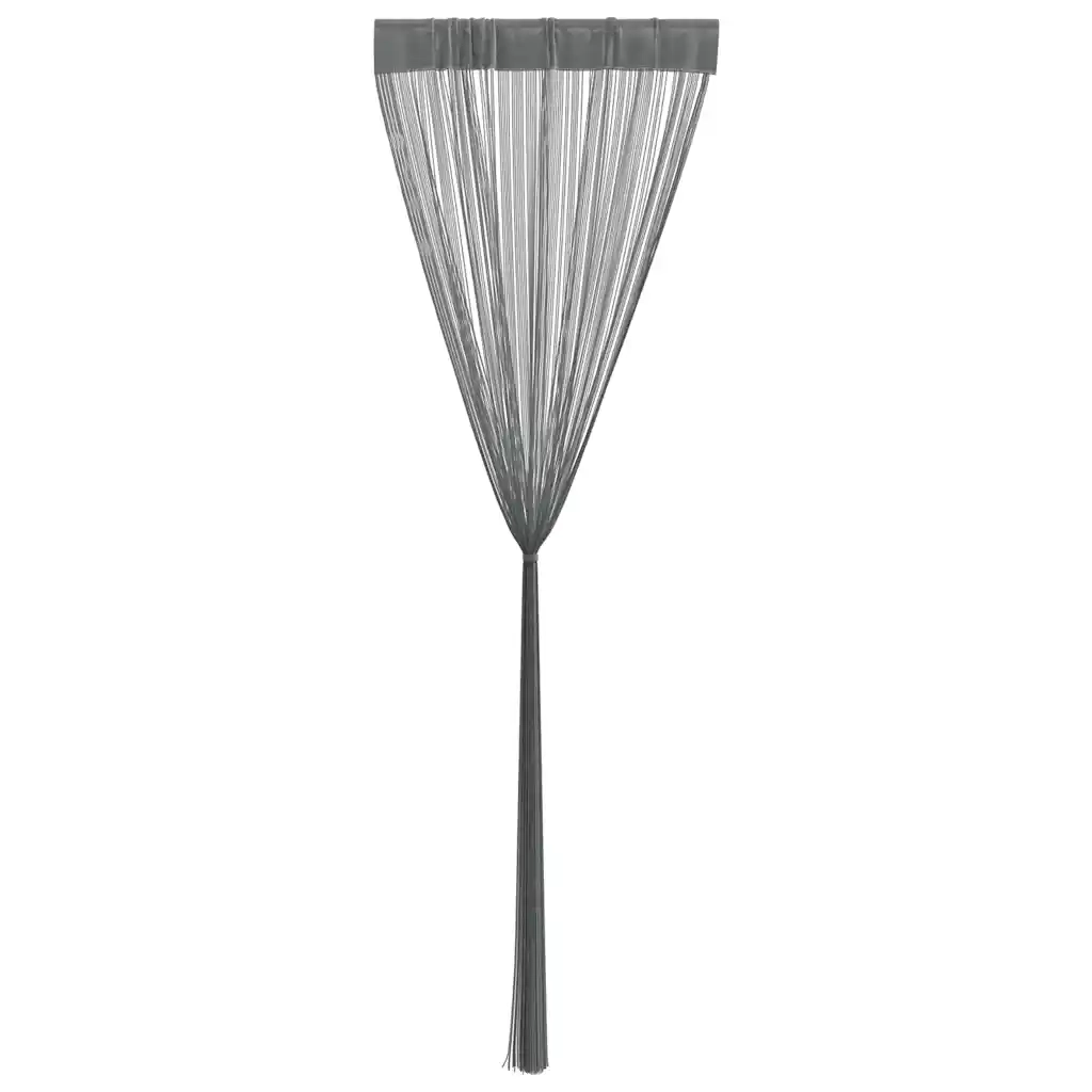 vidaXL Tende a Filo 2 pz Antracite 140x250 cm