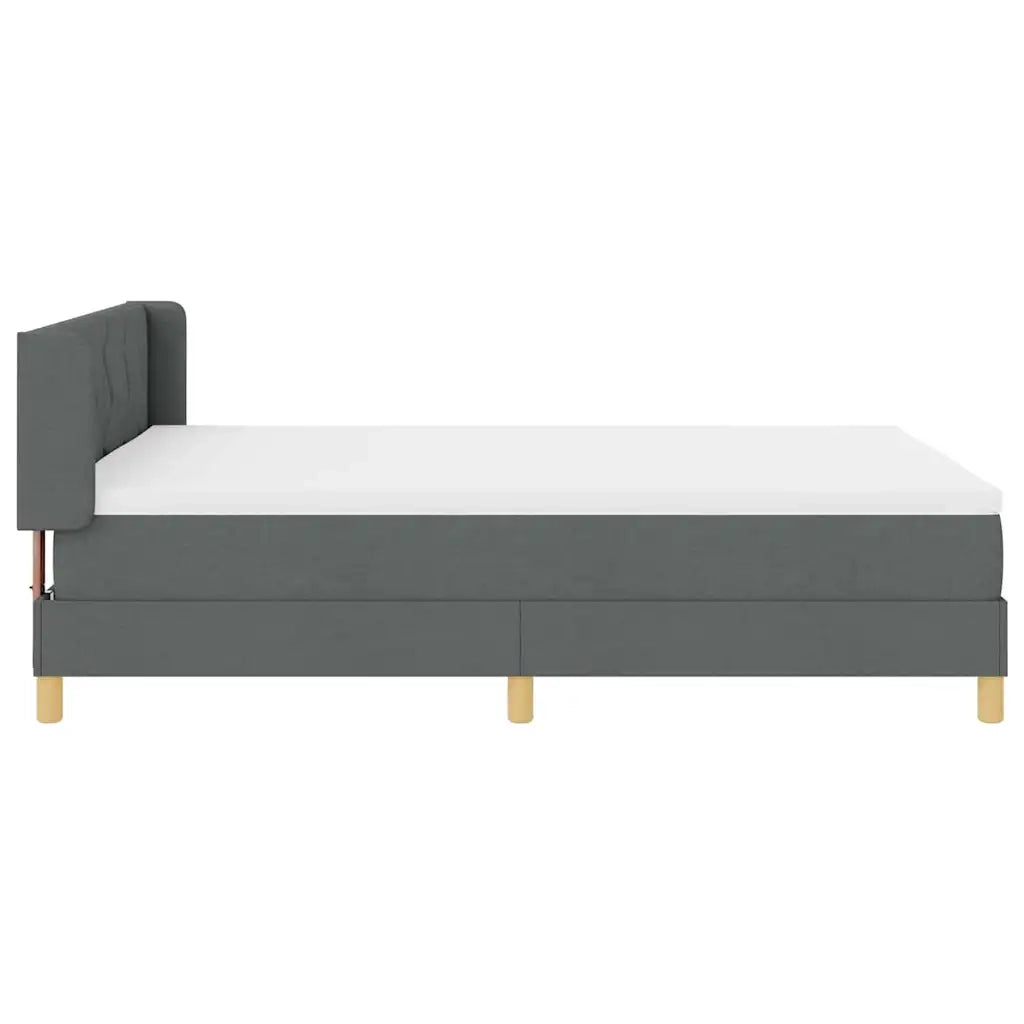 <strong>Letto a Molle< / strong> Grigio scuro 140 x 200 cm 3341357