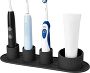 Supporto per spazzola da denti con scarico - 4 scanalature - organizzatore per spazzola da denti - organizzatore per la stanza da bagno