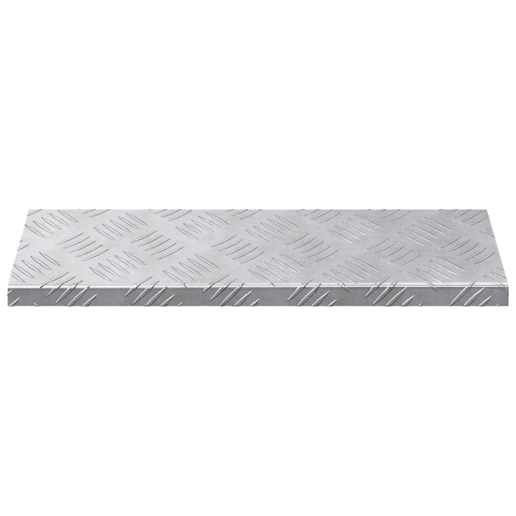 Gradini in Alluminio 5 pezzi Antiscivolo 60x18 cm