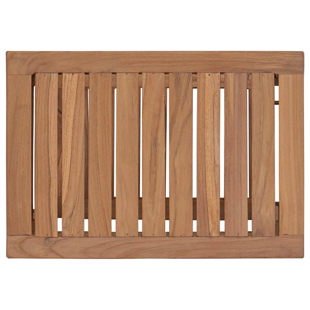 Tavolo Laterale da Bagno Naturale 50 x 35 x 45 cm 42024273