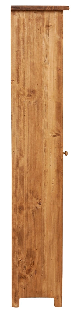 Biscottini Vetrinetta Country in legno massello di tiglio finitura naturale.Made in Italy